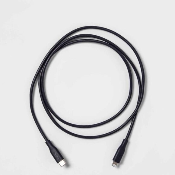 Brand New Black Heyday iPhone Lightning Charging Cable 4ft. - Picture 3 of 5